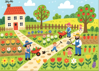 A Day in the Garden