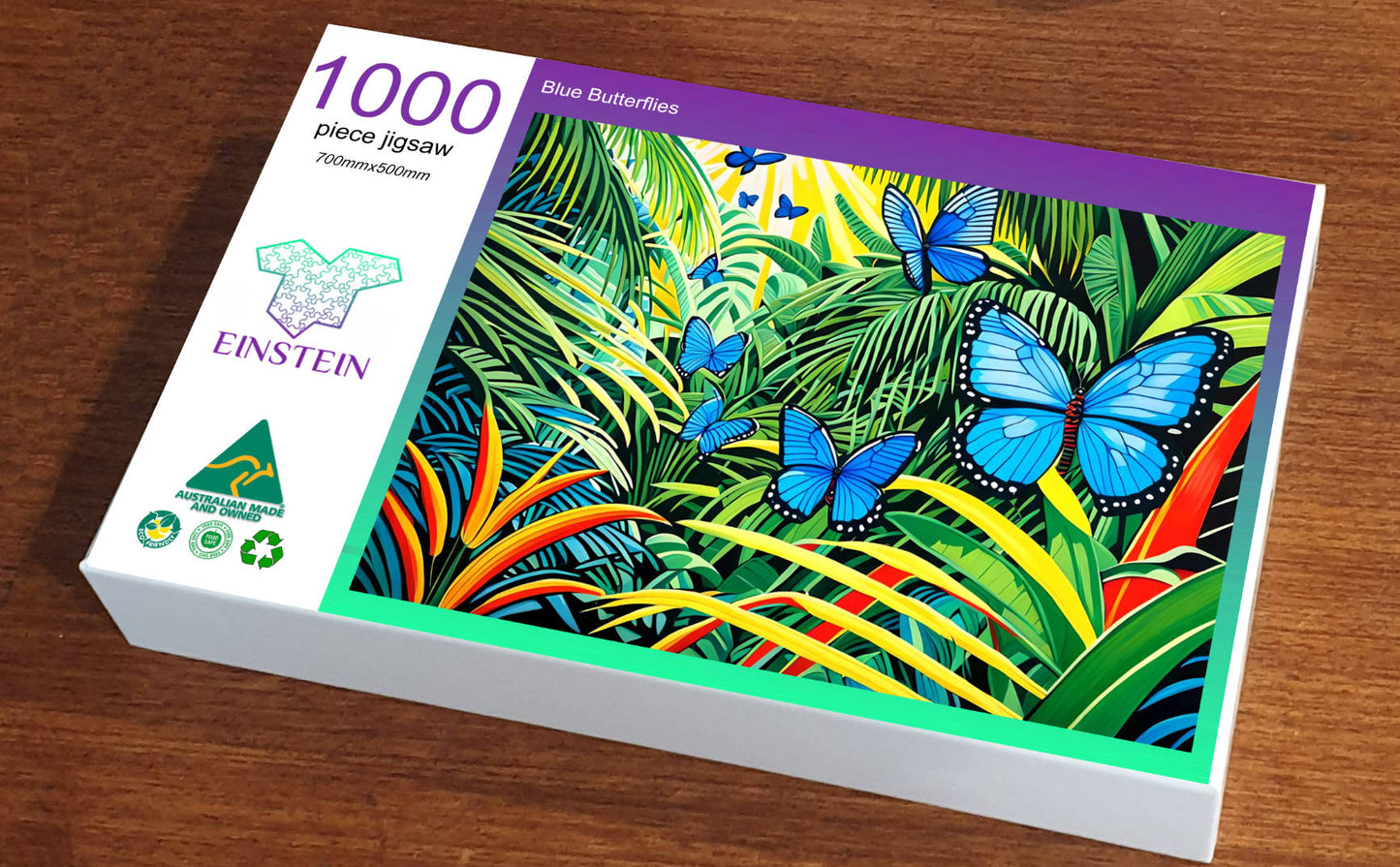 Blue Butterflies Puzzle