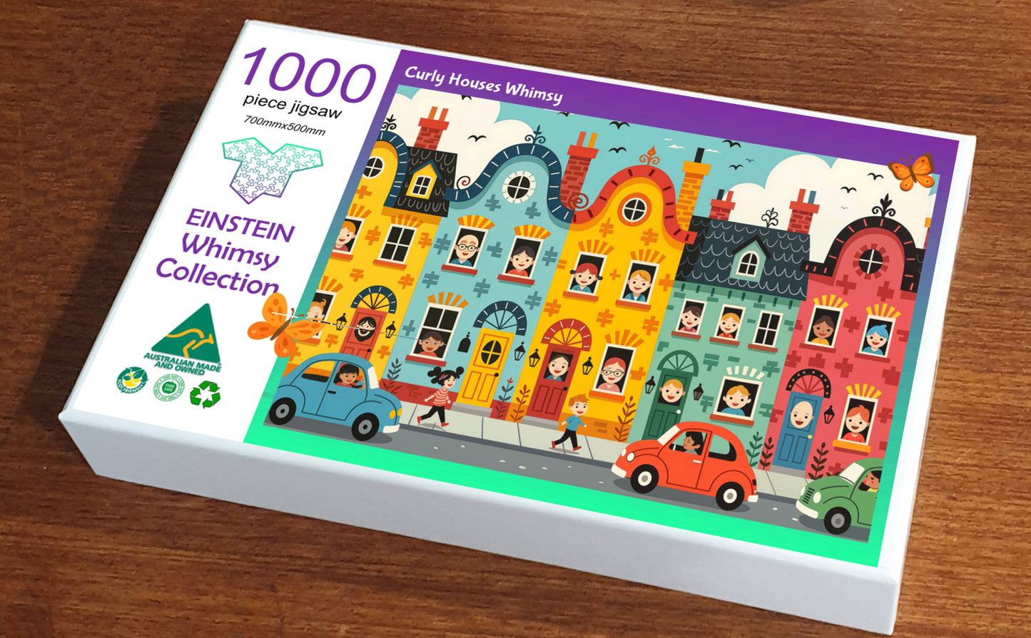 Curly Houses - Whimsy Puzzle
