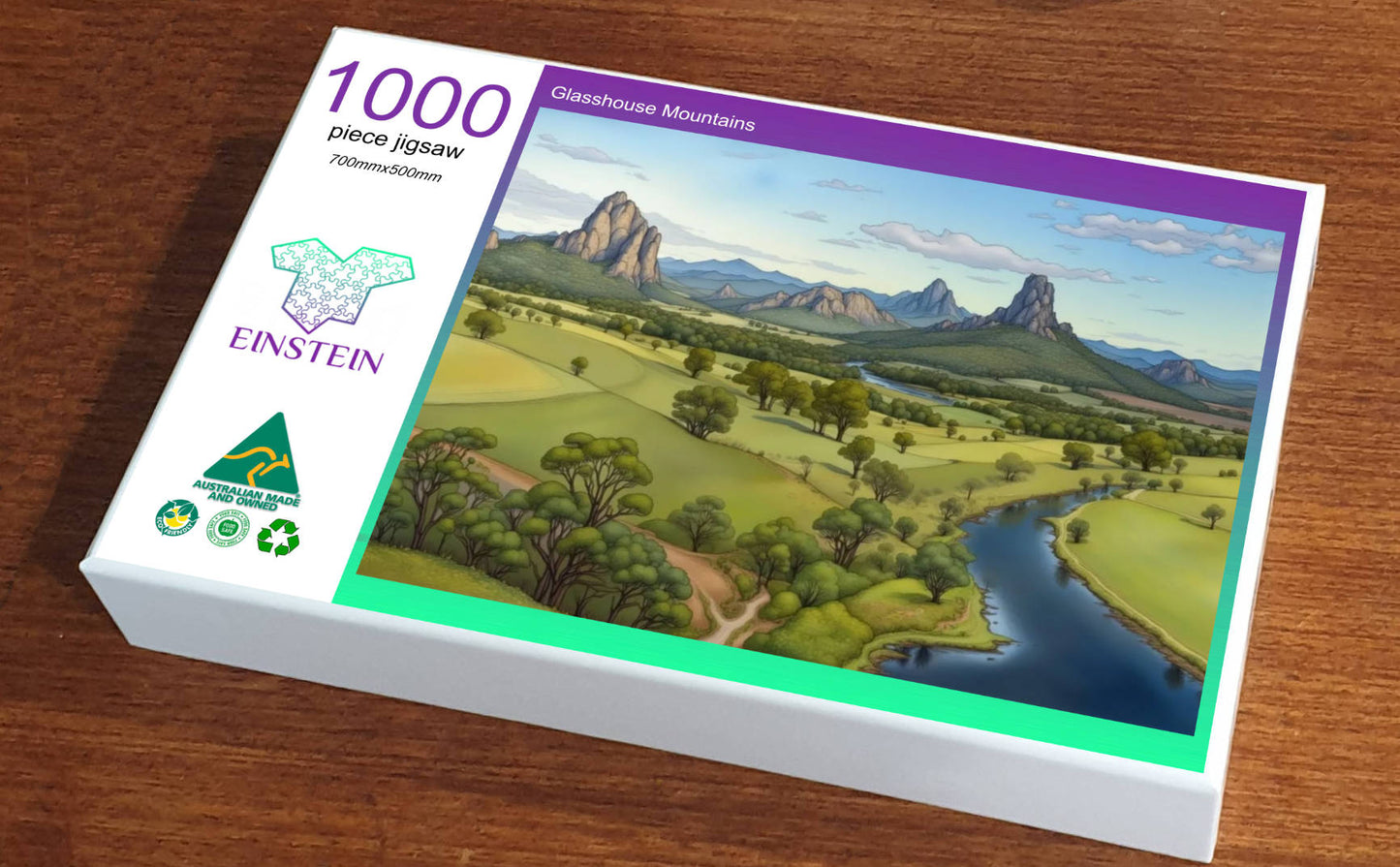 Glasshouse Mountains  Puzzle