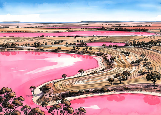 Pink Lakes Whimsy